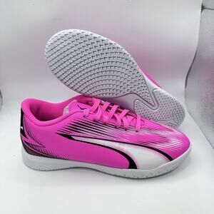 Puma Ultra Play It Soccer Pink Athletic Shoes (107766) Youth Size 4.5